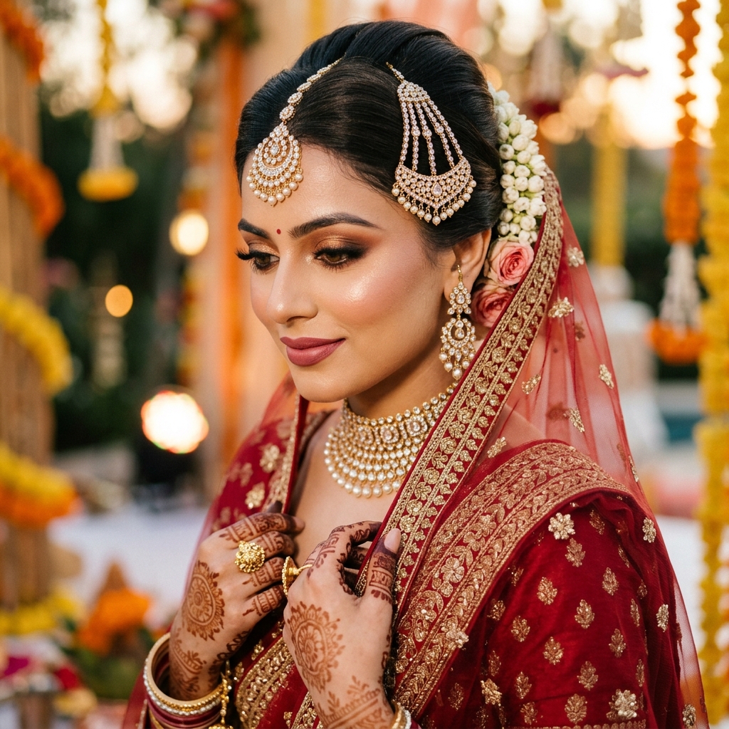 Bridal Makeup Application